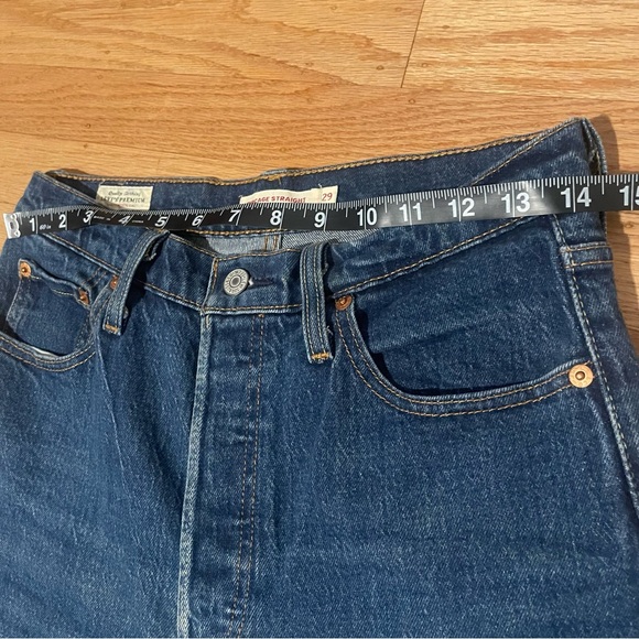LEVI’S  RIBCAGE STRAIGHT ANKLE WOMEN'S JEANS Size 29 - Picture 7 of 11